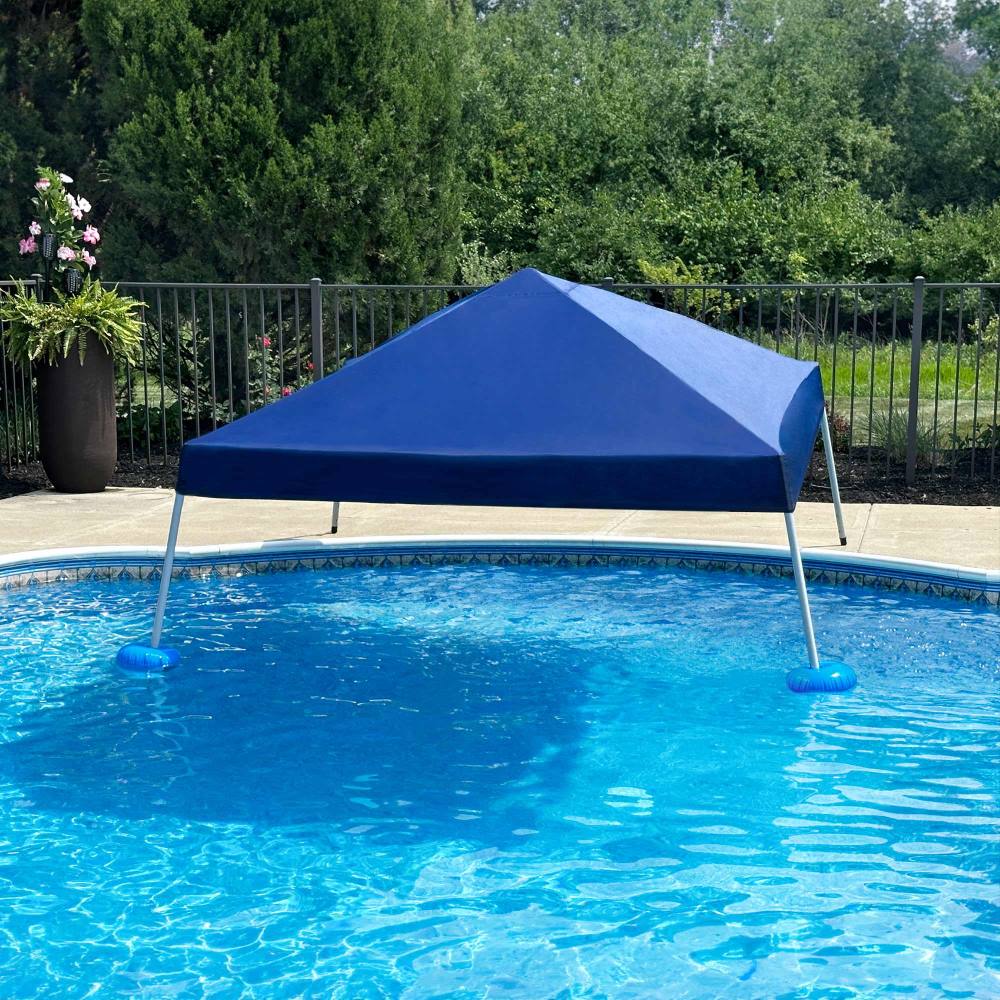 Aquasis Floating Pool Gazebo, 10x10 - Deep Navy