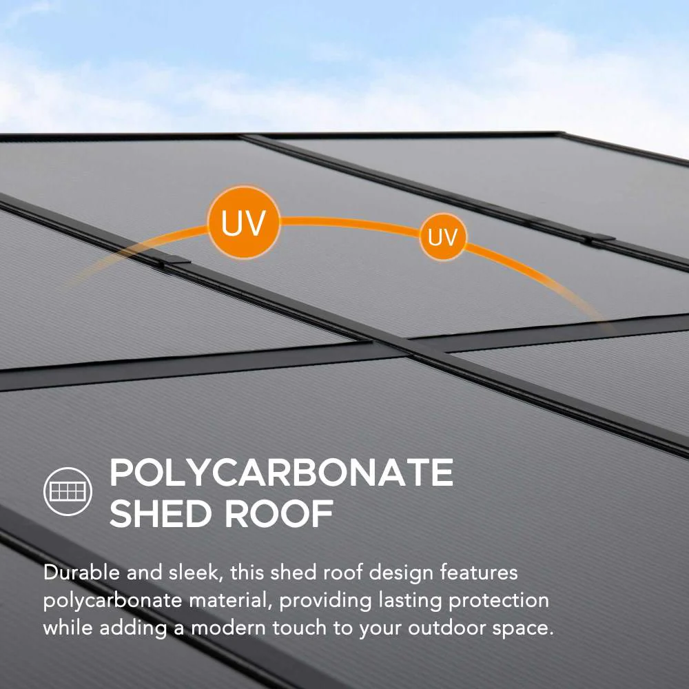 Vista PC-Roof Wall-Mounted Gazebo, 10x12 - Image 8