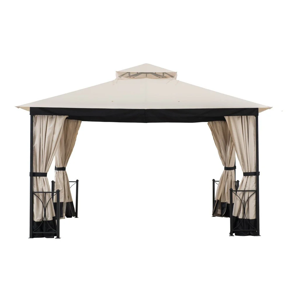 Gazebo Mosquito Netting for 11'x13' Belcourt Gazebo - Beige - Image 2