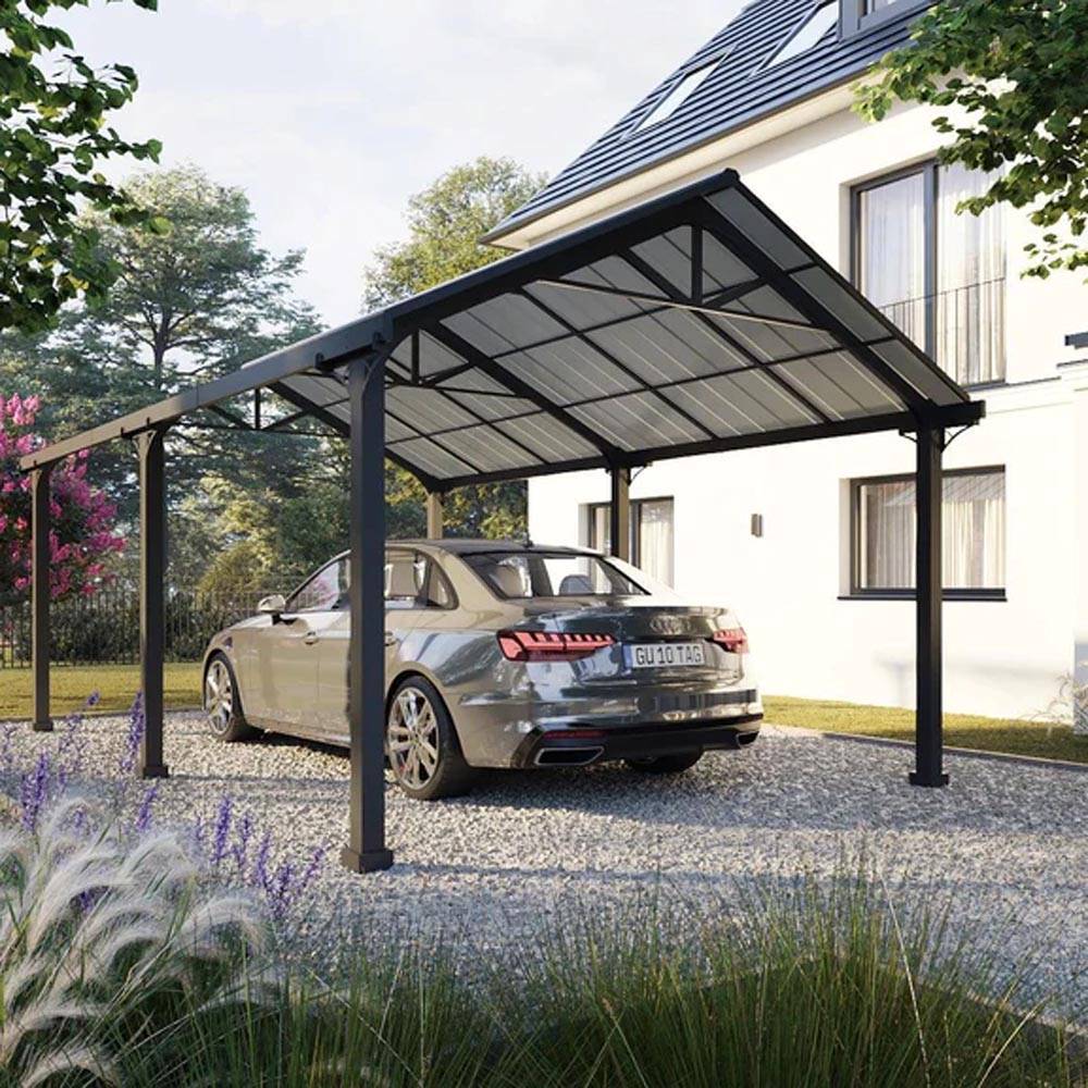 Armored Gable-Roof Steel Carport, 12x20 - Image 11
