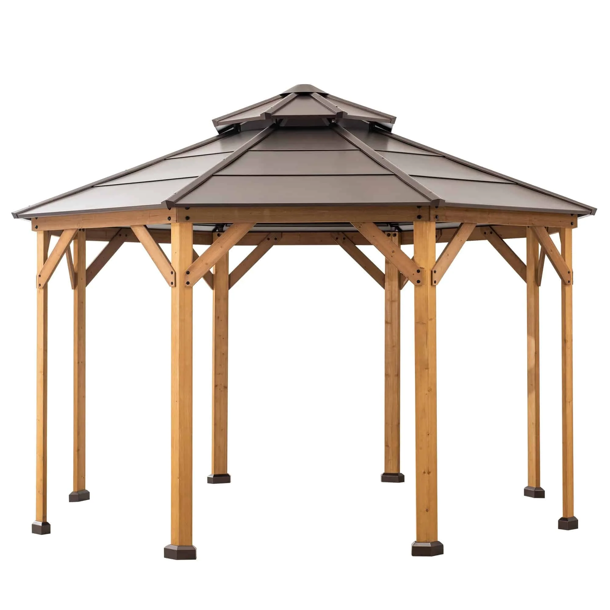 Valerie Octagon Cedar Gazebo, 13x13 - Image 10