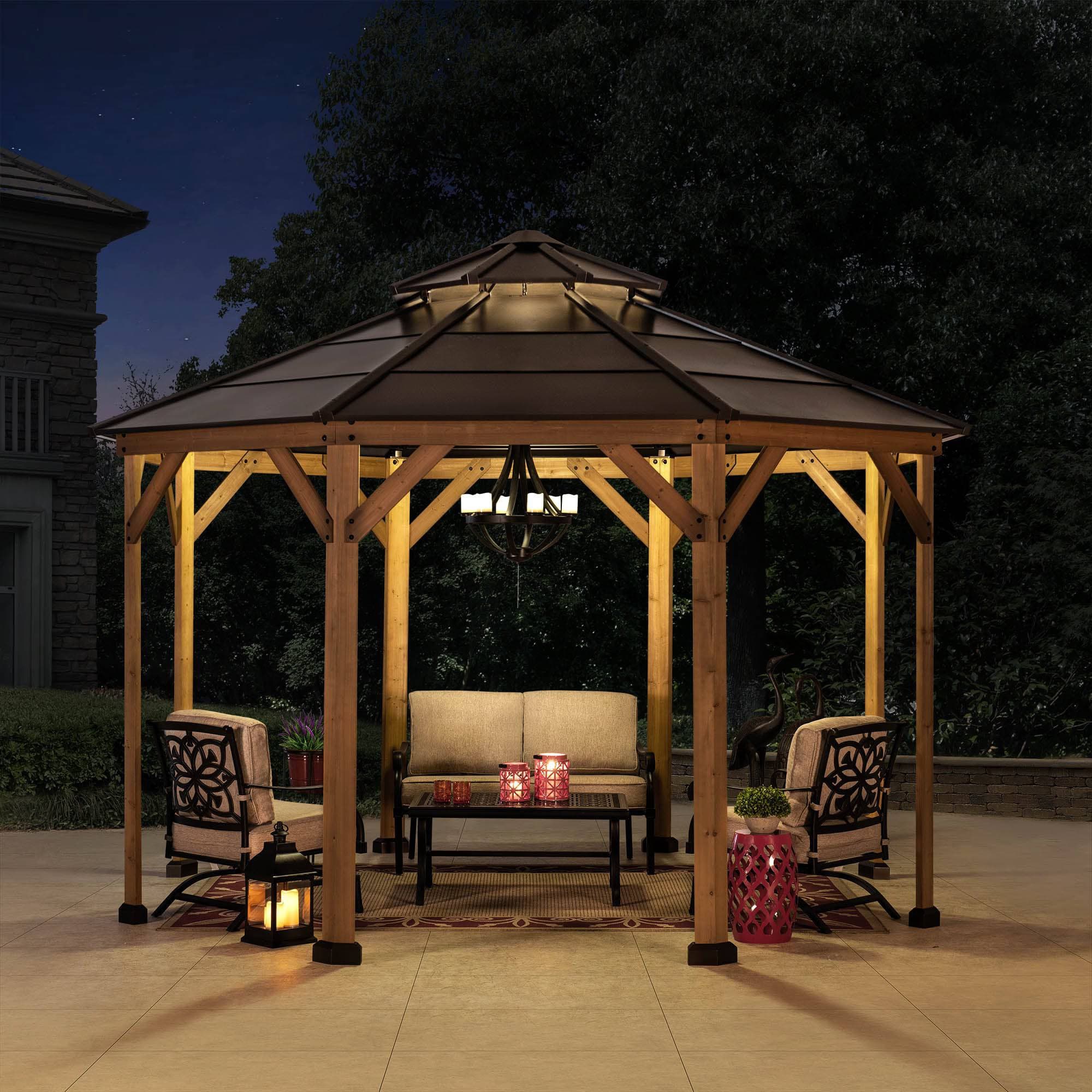 Valerie Octagon Cedar Gazebo, 13x13 - Image 11