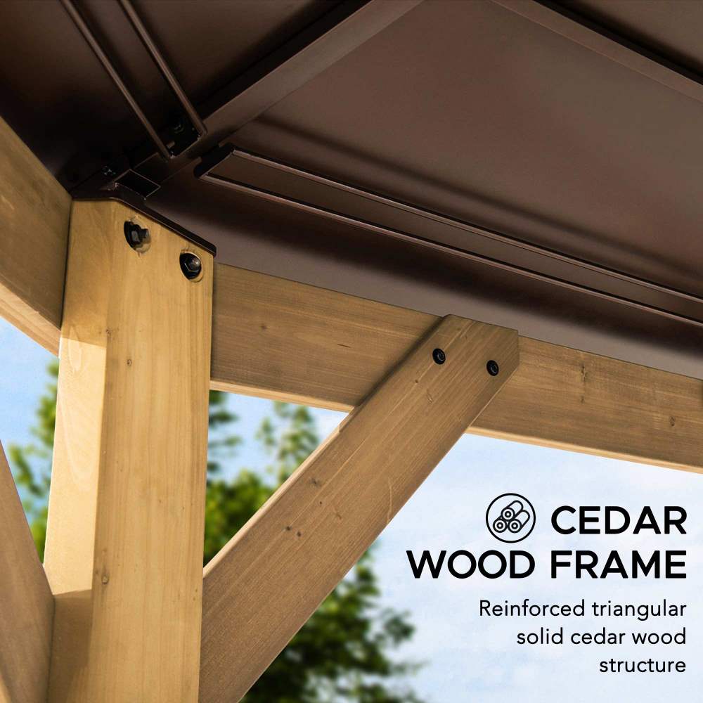 Valerie Octagon Cedar Gazebo, 13x13 - Image 4