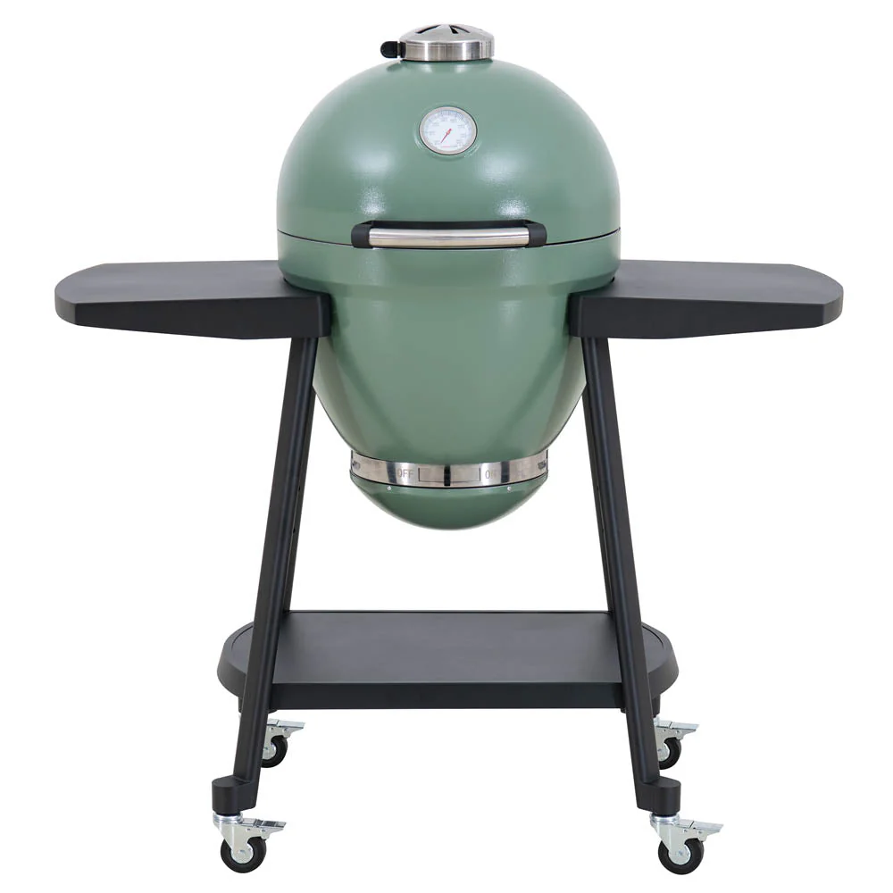Pinnacle Egg-Shaped Charcoal Grill & Smoker 20" - Forest Green - Image 2