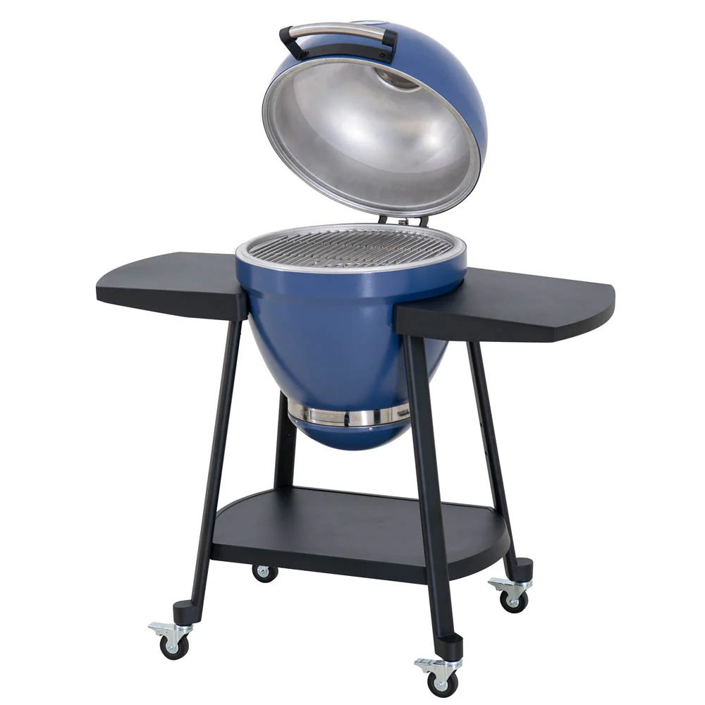 Pinnacle Egg-Shaped Charcoal Grill & Smoker 20" - Deep Navy - Image 12