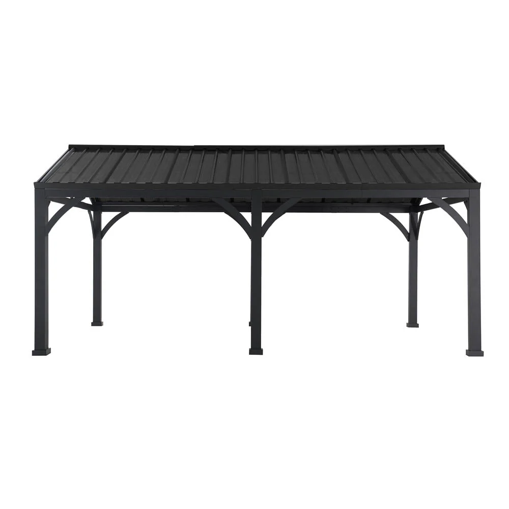 Armored Heavy-Duty Steel Carport, 20x14 - Image 12