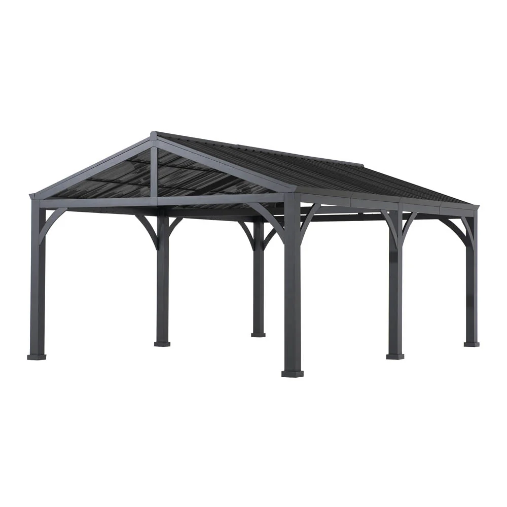 Armored Heavy-Duty Steel Carport, 20x14 - Image 13