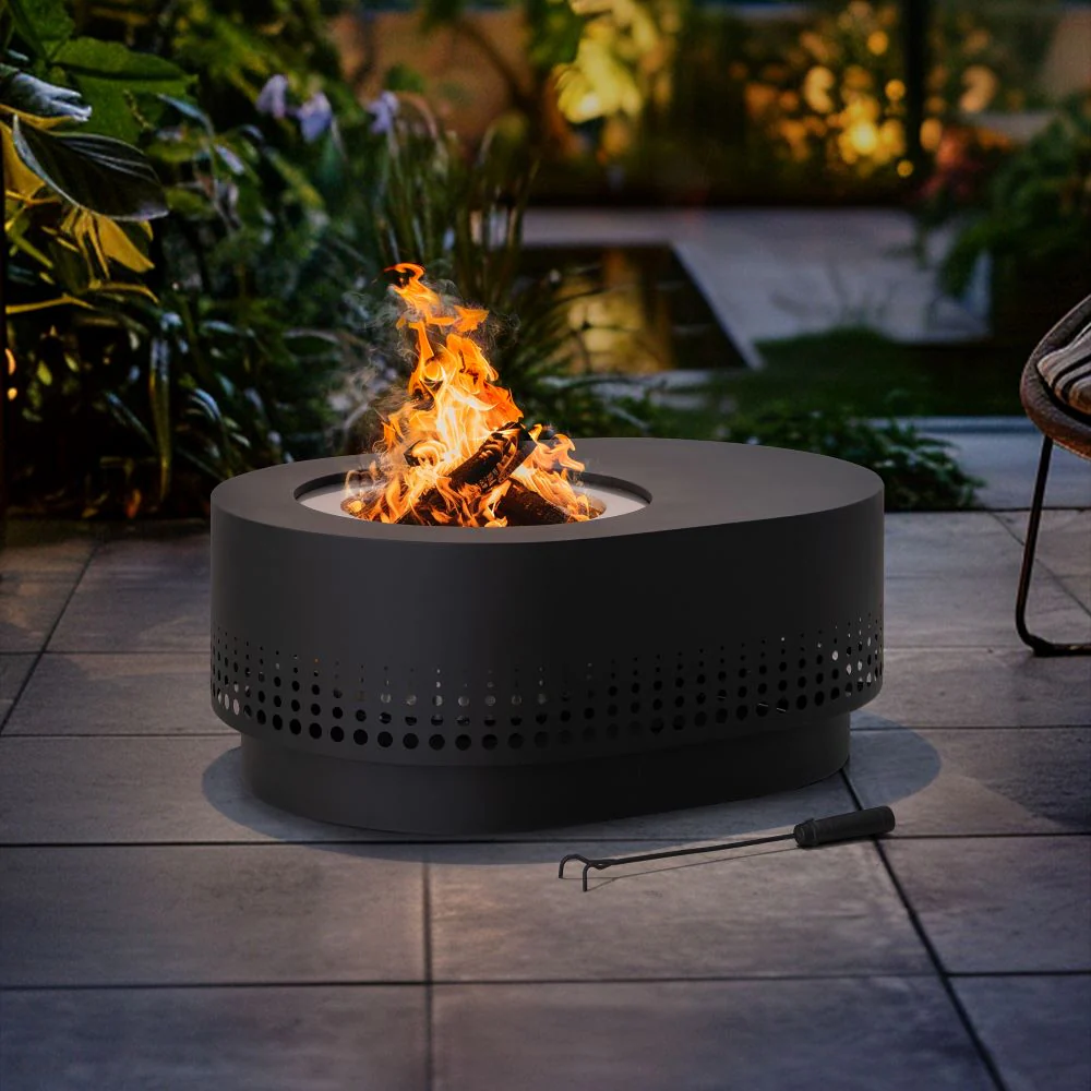 Vulcan Round Stainless Steel Smokeless Fire Pit 38" - Image 2