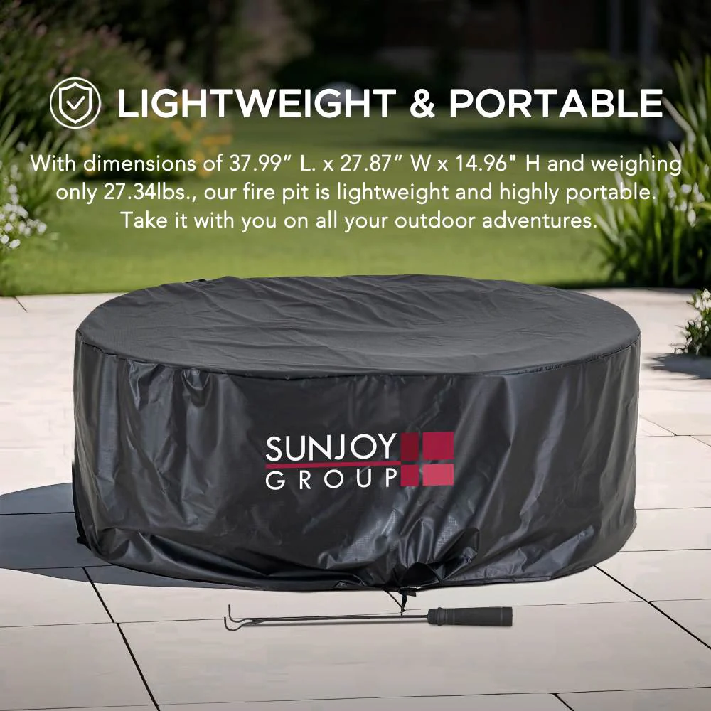 Vulcan Round Stainless Steel Smokeless Fire Pit 38" - Image 8