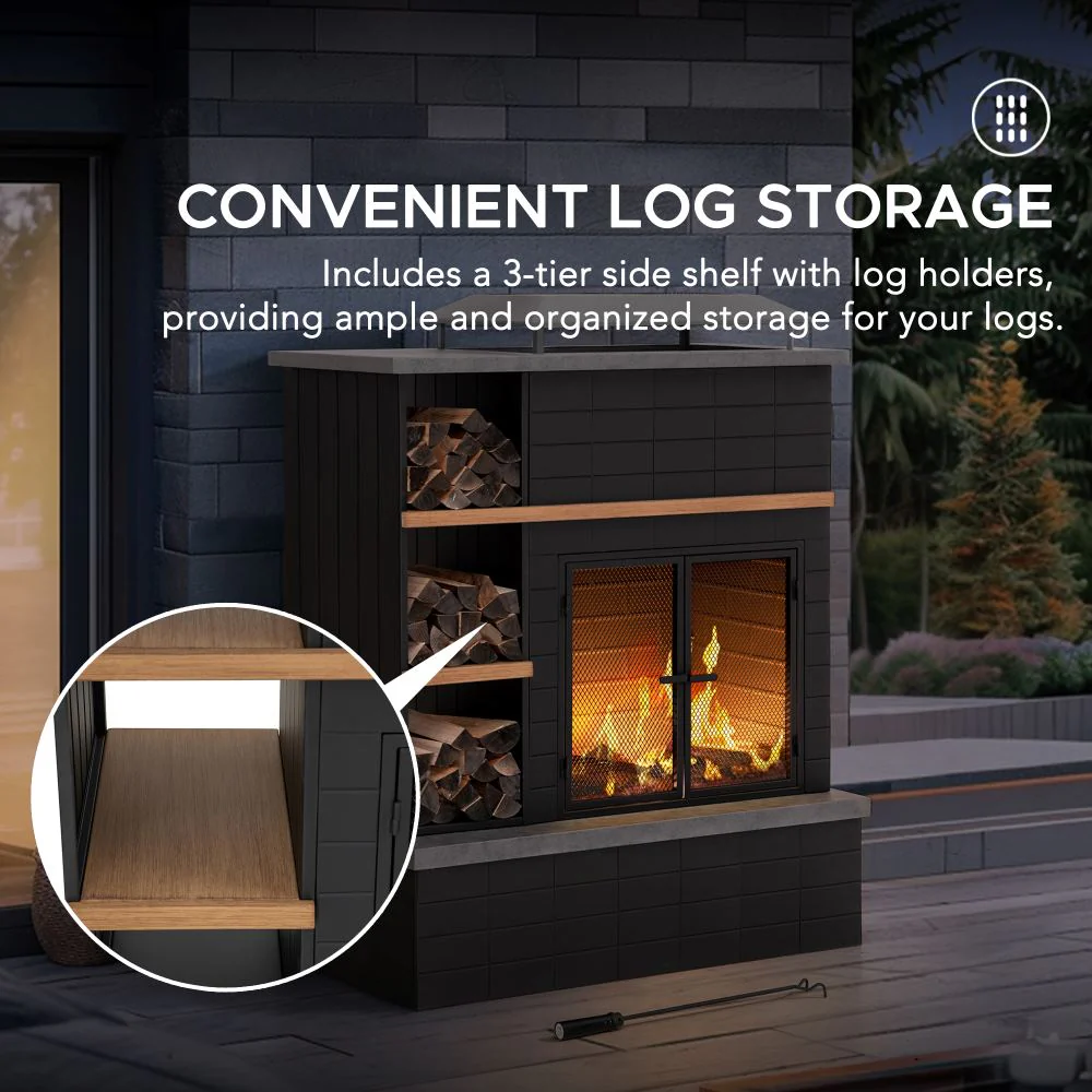 Heritage Wood Burning Fireplace 42" - Image 4
