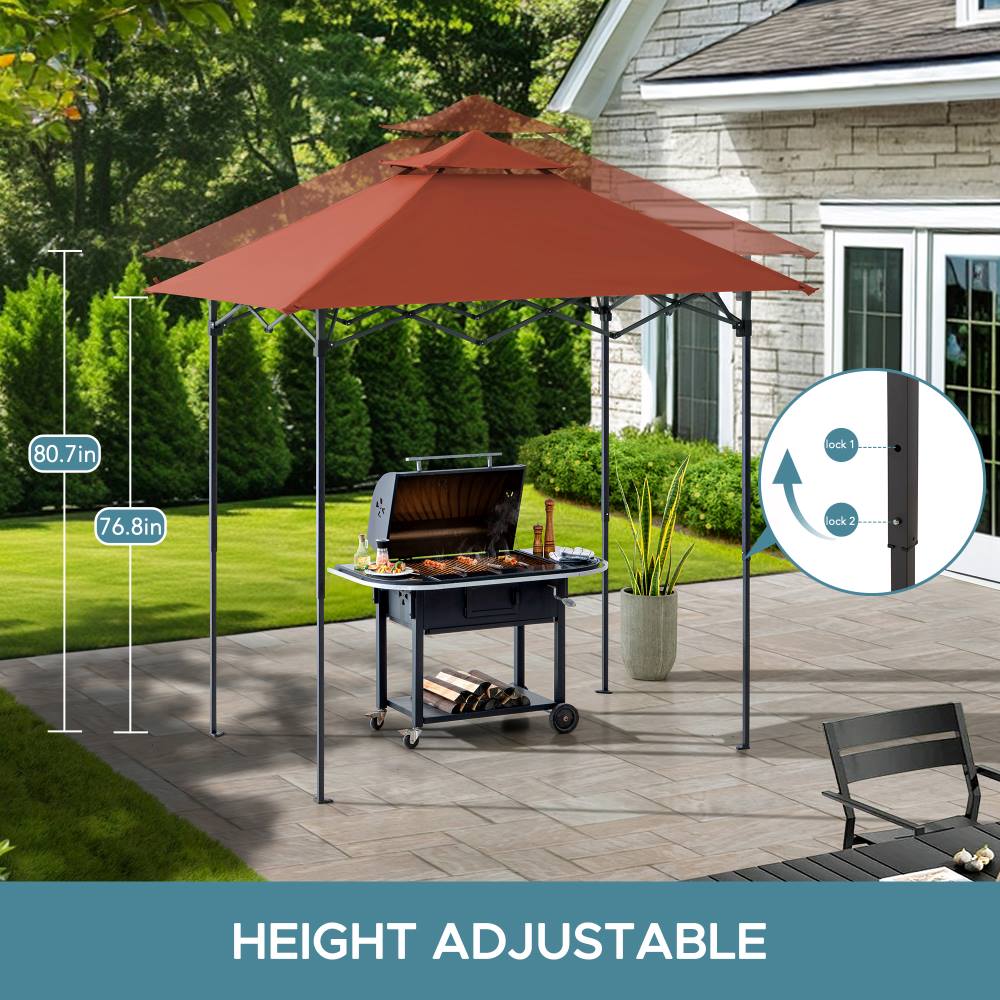 Nomad Portable Grill Station - Red, 8x5 - Image 4