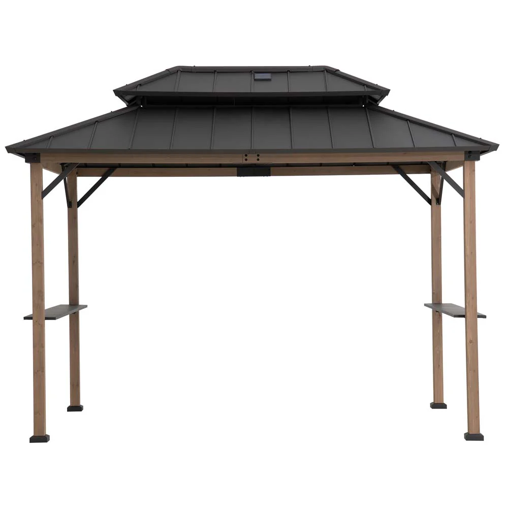 Pro-Grill Timber Solar Station - Brown, 8x12 - Image 12