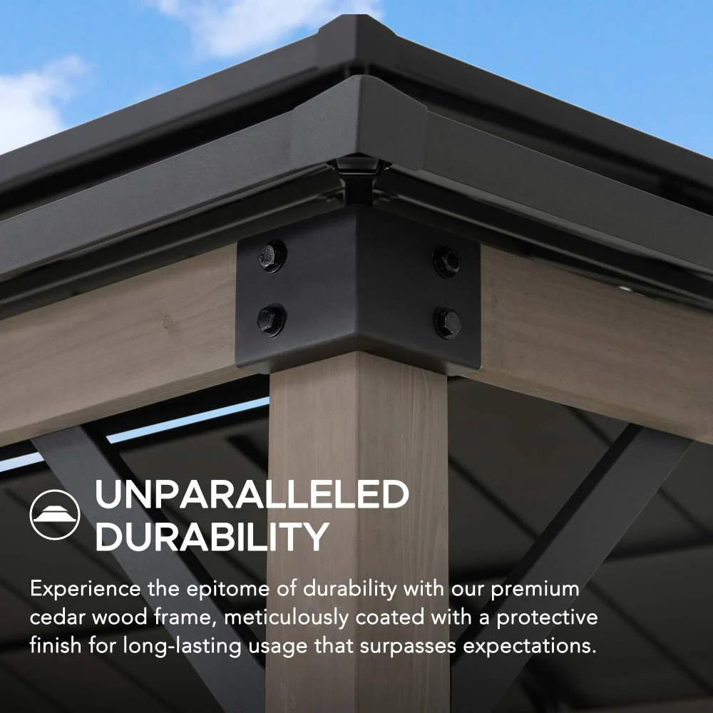 Pro-Grill Timber Solar Station - Black, 8x12 - Image 8