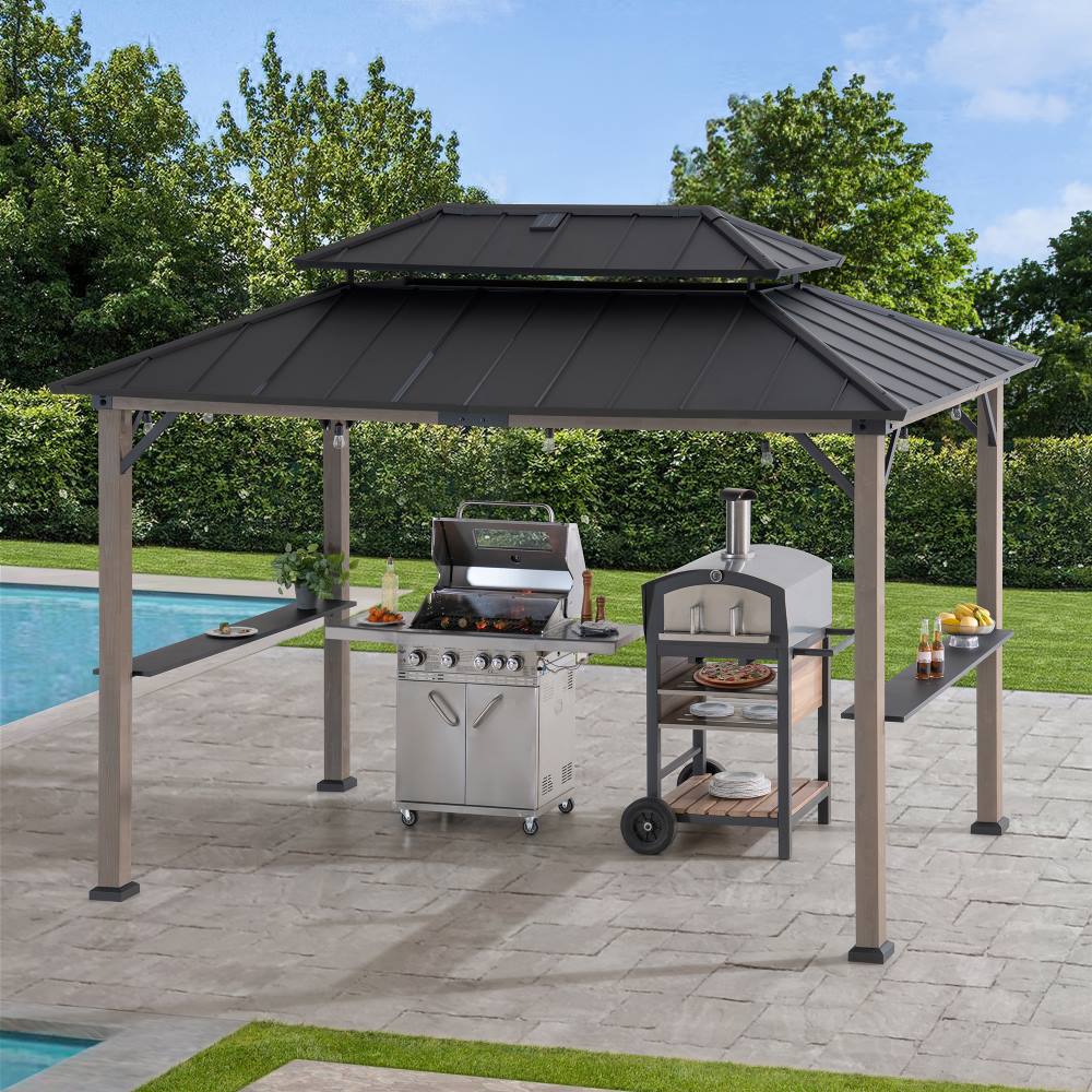 Pro-Grill Timber Solar Station - Black, 8x12 - Image 9