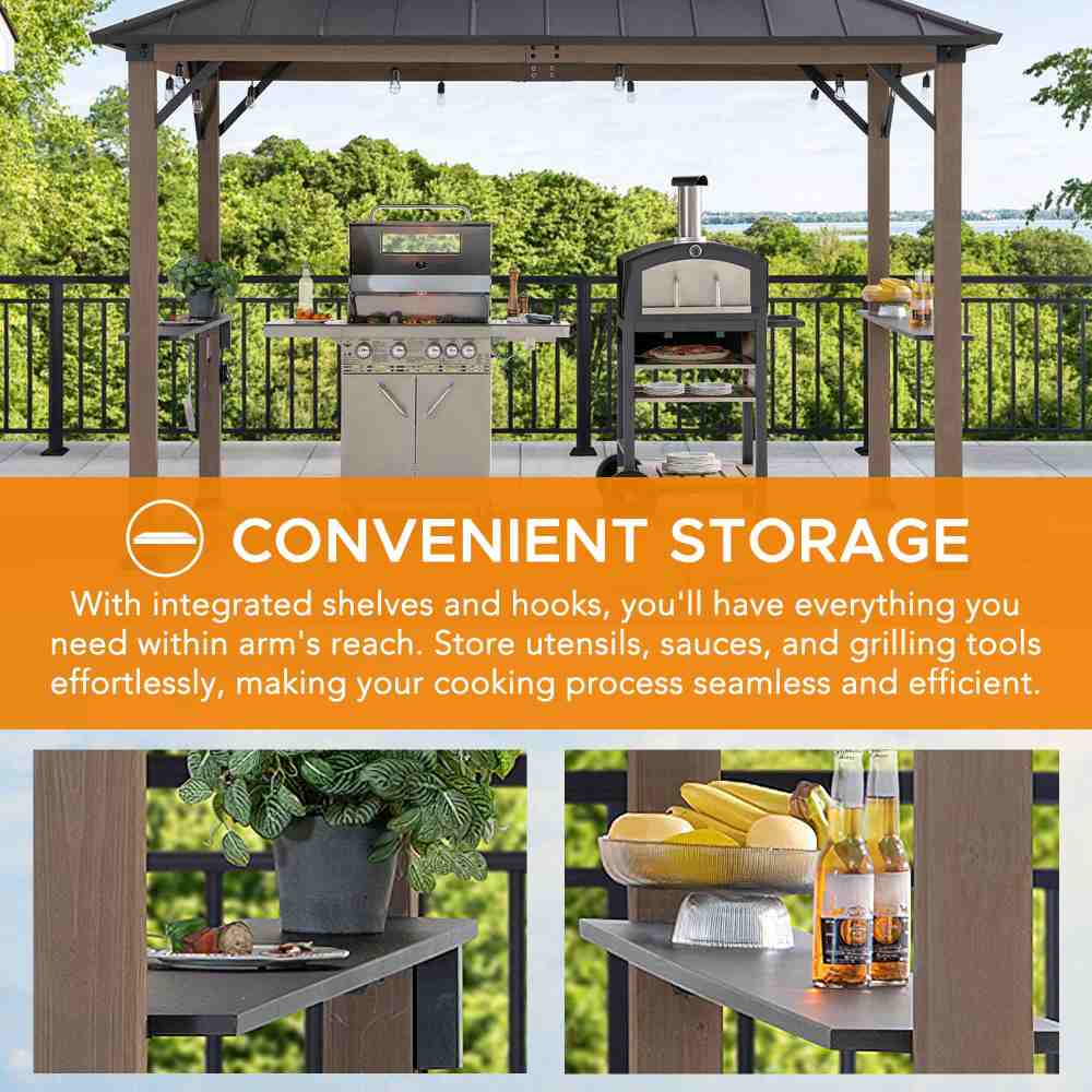 Pro-Grill Performance Station - Brown, 8x12 - Image 5