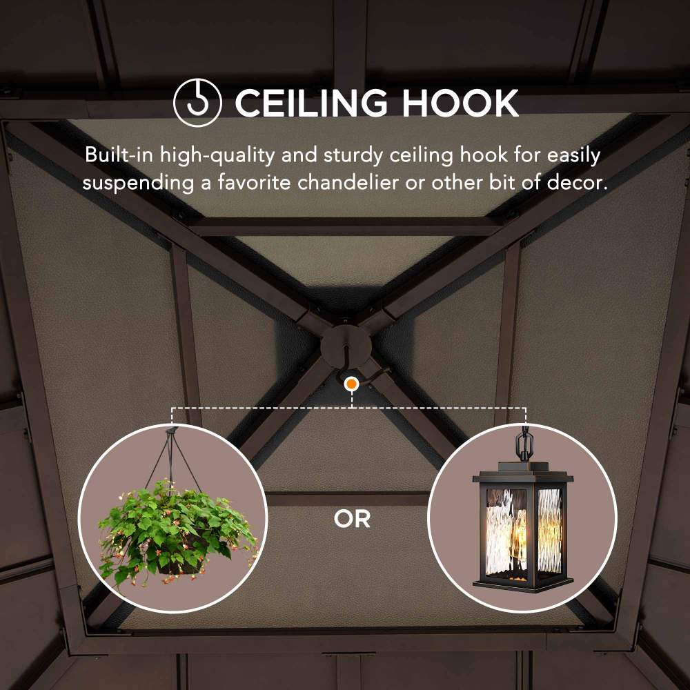 Antrim Skylight Cedar Gazebo, 9x9 - Image 5