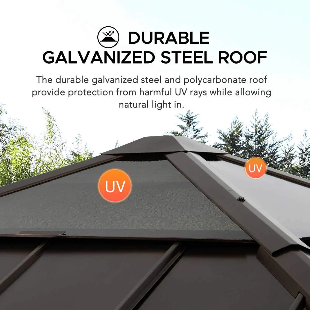 Antrim Skylight Cedar Gazebo, 9x9 - Image 7