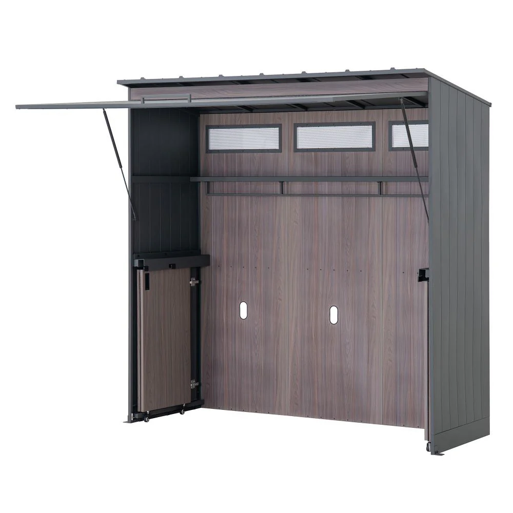 Fortis Compact Outdoor Kitchen Utility Shed 7' x 3' - Image 16