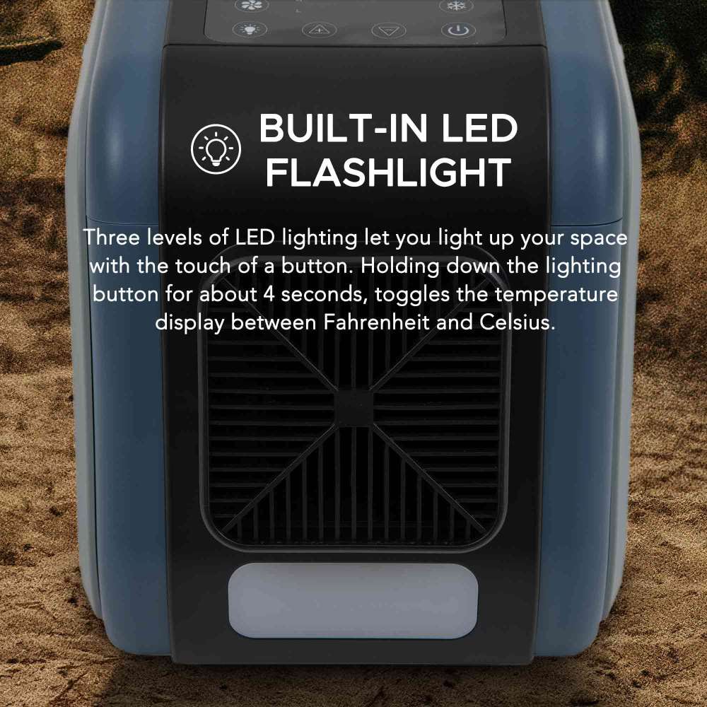 IceCove Portable Air Conditioner - Blue - Image 6
