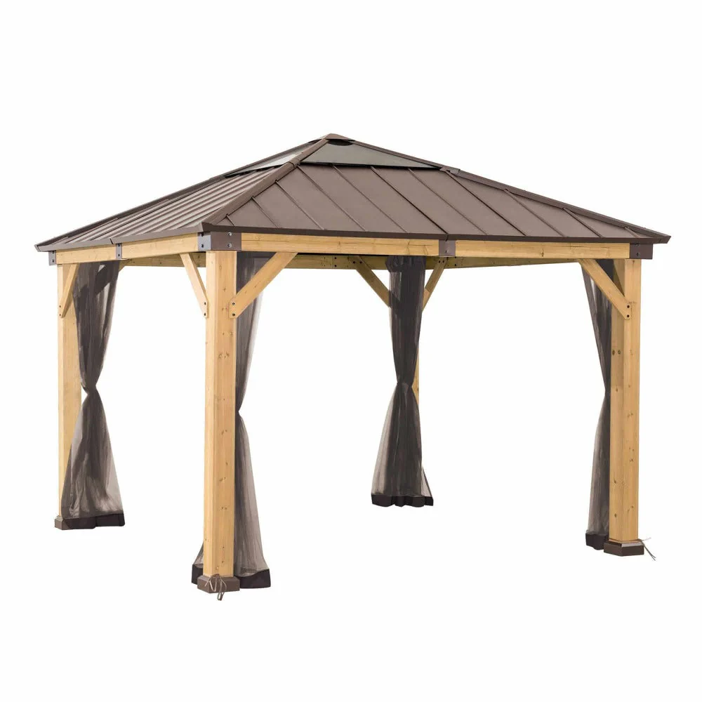 Gazebo Mosquito Netting for 11 ft. x 11 ft. Wood-Framed Gazebos - Image 2